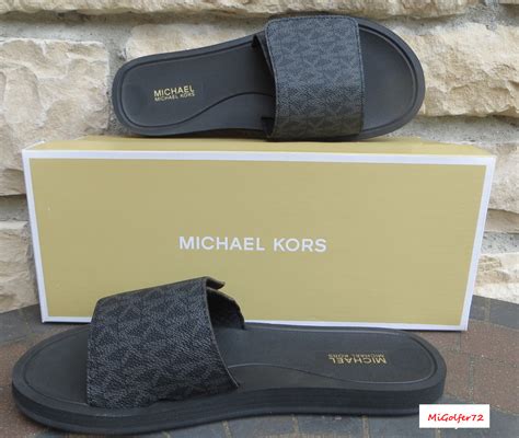 michael kors wade slides|Michael Kors slides with studs.